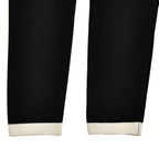 חליפת שני חלקים סרוגה בעיצוב קלאסי מחויט סריג ומכנסיים קצרים - אלנה