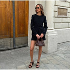 סט שני חלקים מחויט בלייזר וחצאית מיני - Maisie