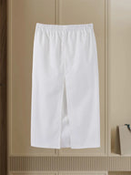 סט שני חלקים אלגנטי חצאית מידי ובלייזר בעיצוב מחויט ויוקרתי - PAS