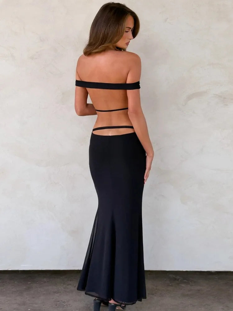 שמלת מקסי דגם CRISTINE