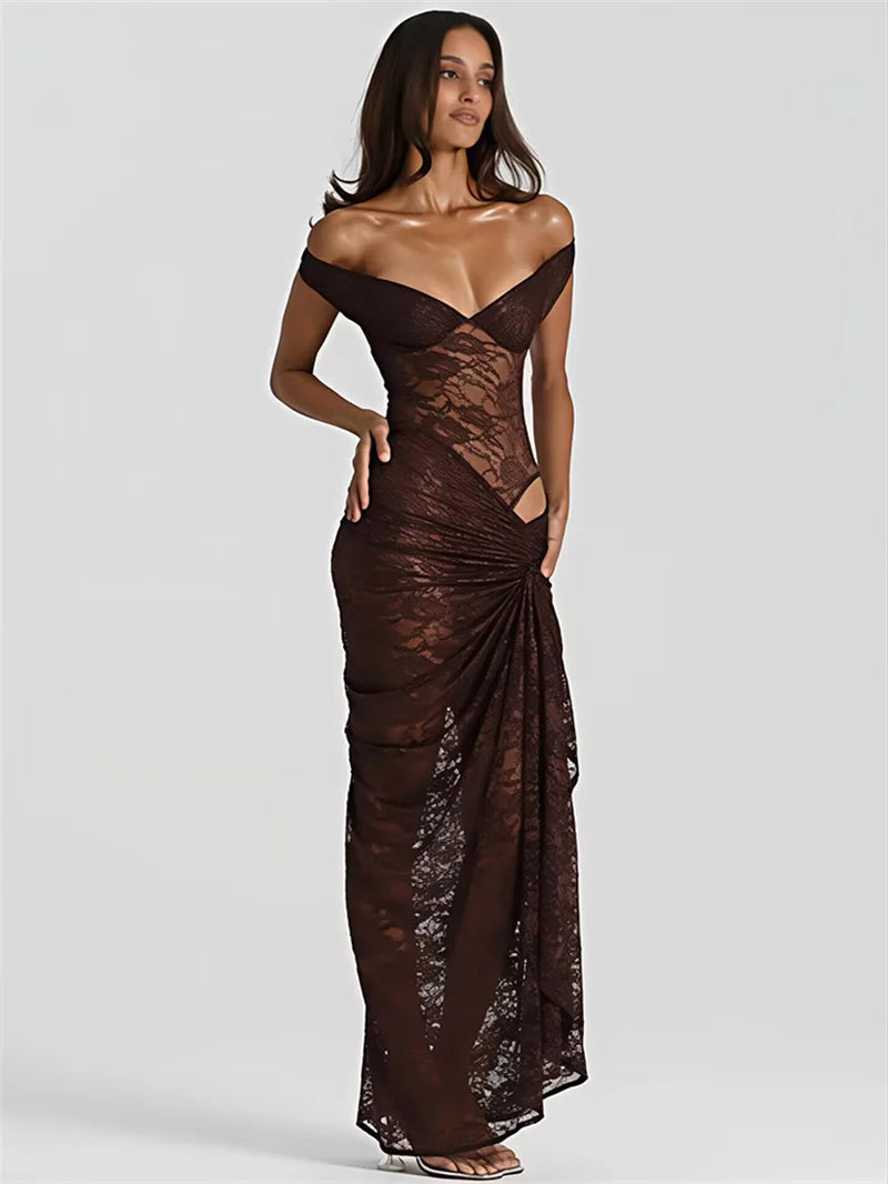 סט תחרה שקוף דגם MIREZ