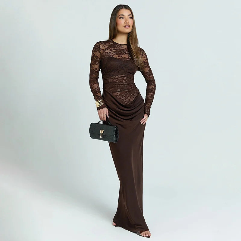 שמלת מקסי דגם NOYA