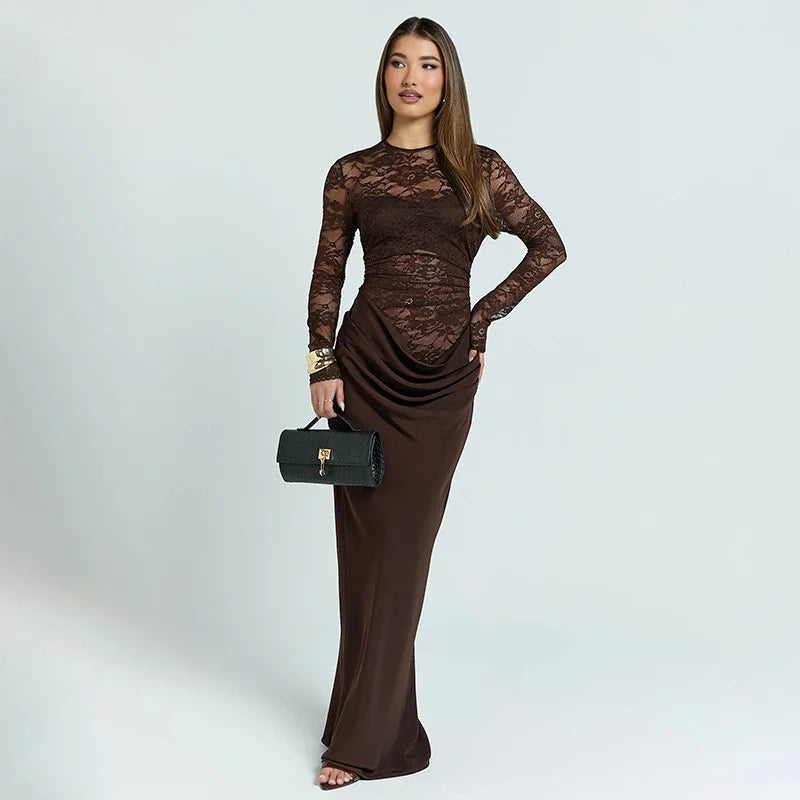 שמלת מקסי דגם NOYA