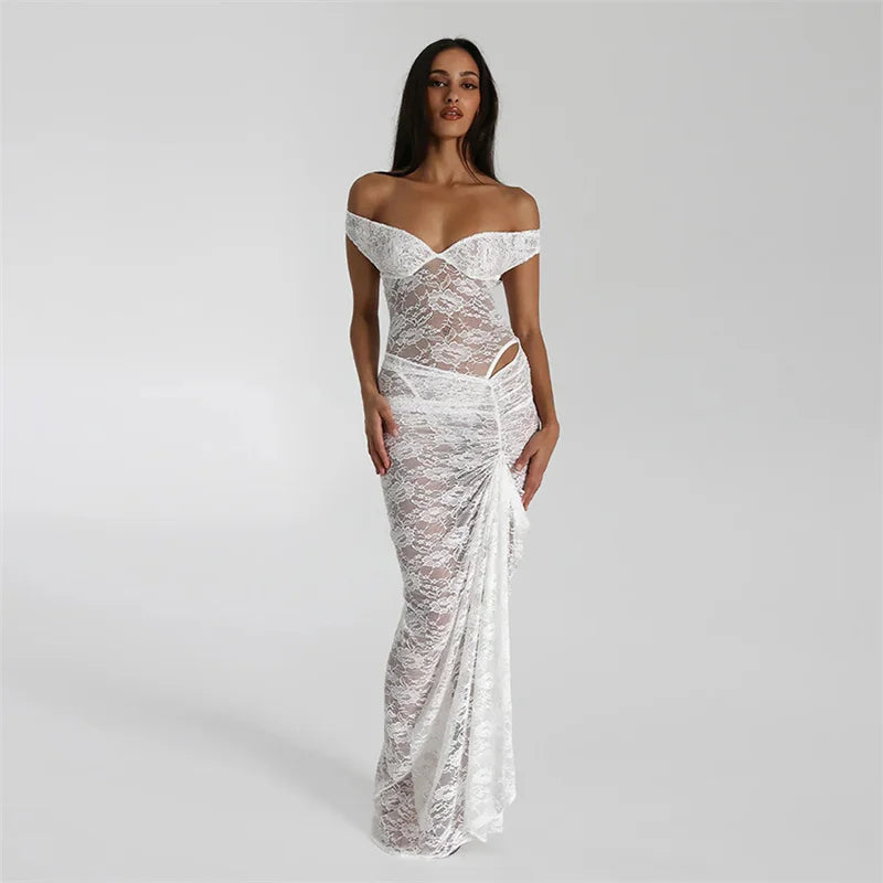 סט תחרה שקוף דגם MIREZ