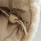 CAROL - מעיל קז’ואל עם מגע קטיפתי בגזרה משוחררת