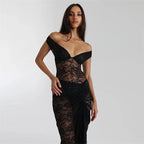 סט תחרה שקוף דגם MIREZ