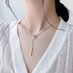 Cardea שרשרת גיאומטרית בשילוב אבזם מרובע